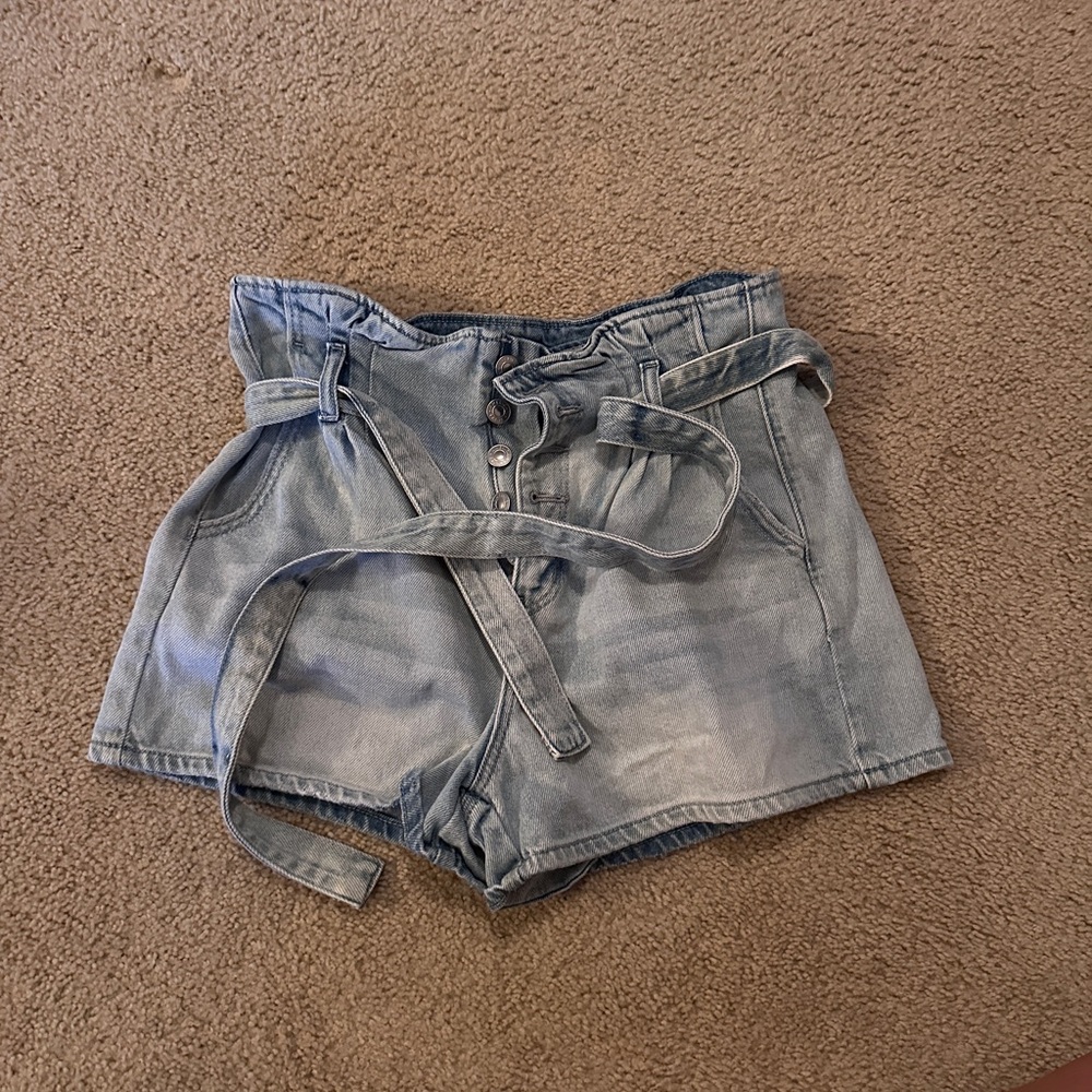 American Eagle Outfitters Blue Jean Shorts High-Waisted